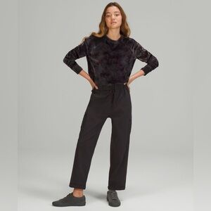 LULULEMON Velour Warm Down Crew | Interstellar Dark Grey Multi | Fits Medium